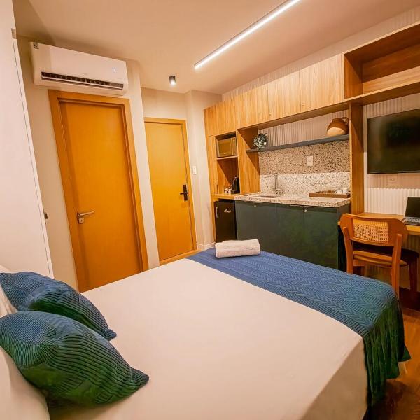 Vista-mar, piscina a 450m da Praia Farol da Barra - Foto 2