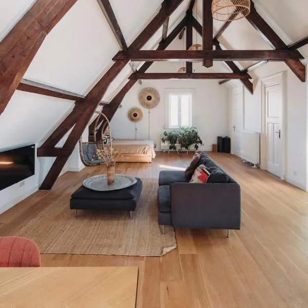 Big loft 100m from beach, hotel a Scheveningen