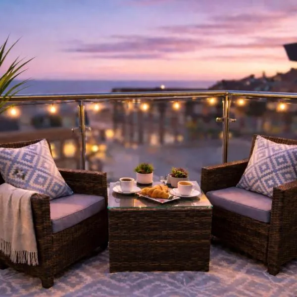 The Penthouse Margate, Balconies, Sea View, Gated Parking, Air Con!, hotel v mestu Margate