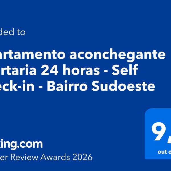 Apartamento aconchegante - Portaria 24 horas - Self Check-in - Bairro Sudoeste - Foto 4