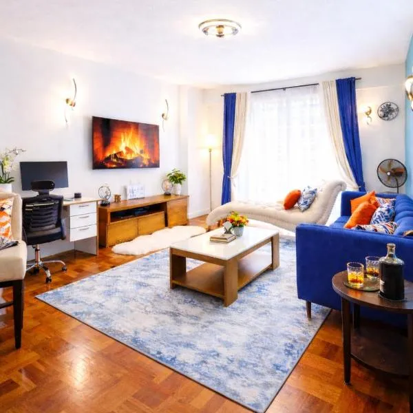 Luxury & Secure Apartment in Westlands Nairobi,Fast WiFi,Workspace and City View - Urban Vibes Getaways, hotel v destinaci Nairobi