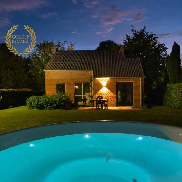 Goldenescape 6P Vrijstaand Huis met royale tuin en Hottub, hotel in Ewijk