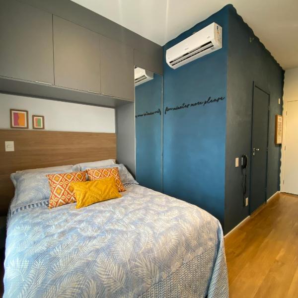 Studio novo Metro Hospitais Wifi ar-condicionado