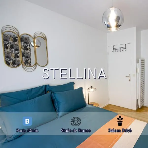 Stellina - Large Design Apt - 10min to Paris - by Cosynousvoici, hotel in Aubervilliers