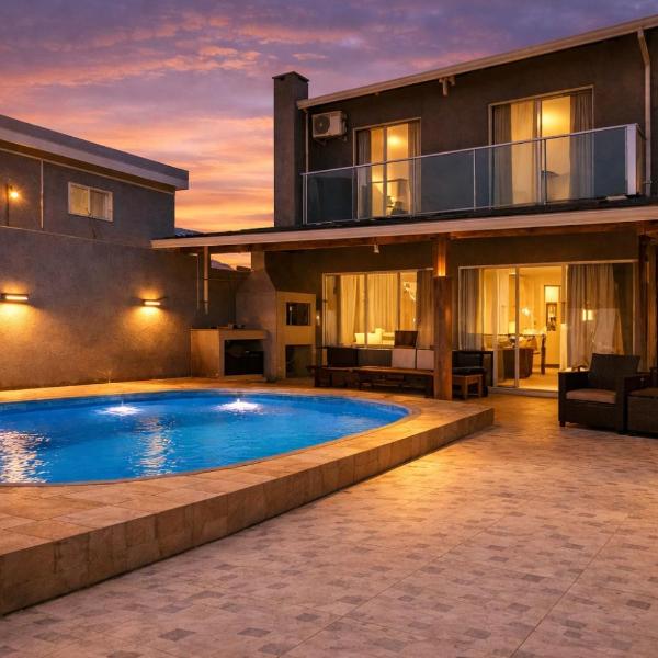 Casa com Piscina e Churrasqueira a 300m do Mar Ar Condicionado nos 3 Quartos - Foto 4