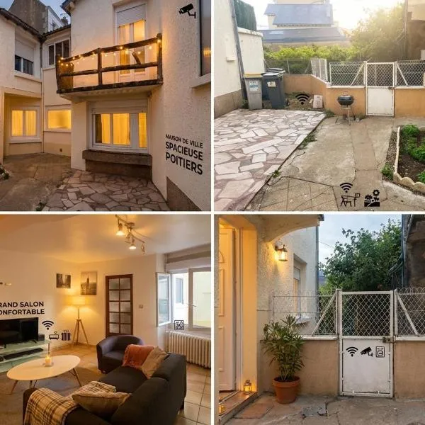 L'Escale du Faubourg - Grande maison avec Bureaux et WiFi, hotel in Poitiers