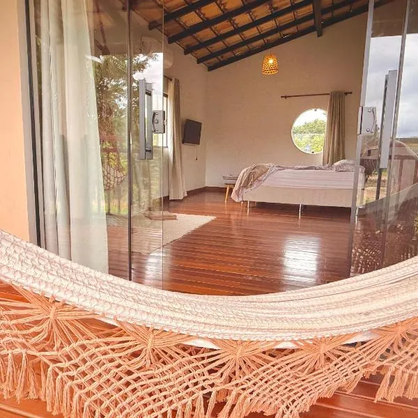 Claruá Chalés- Loft Baru - espaço romântico e tranquilo em Cavalcante, hotel v destinaci Cavalcante