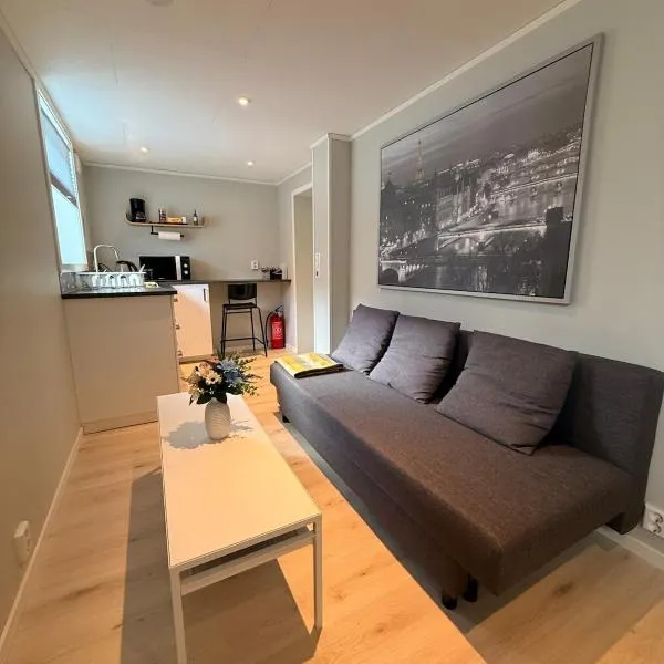 Cozy basement apartment in Orkanger, hotel Orkangerben