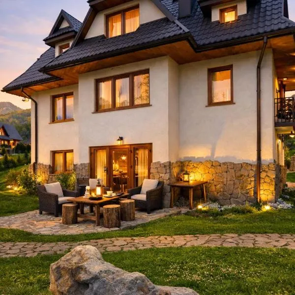 Domek Gabi z balią w ogrodzie, hotel in Zakopane