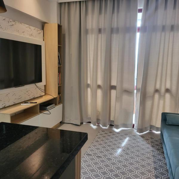Apartamento a beira mar pé na areia