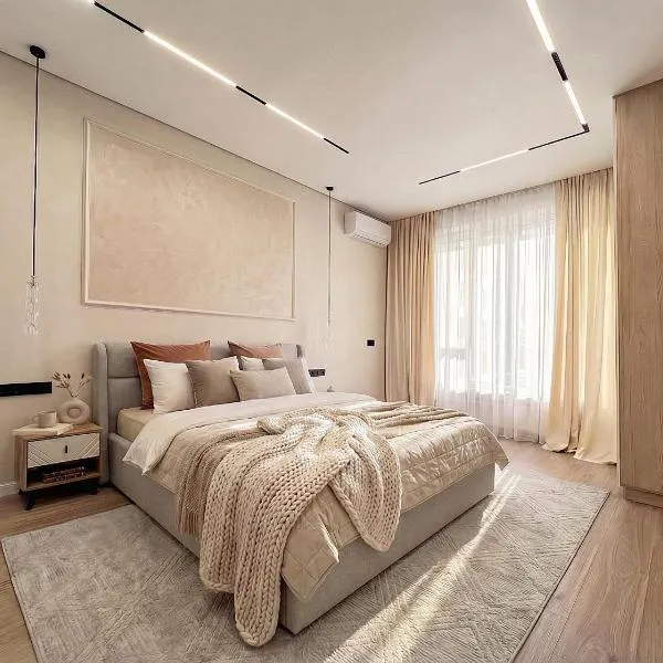 Elegant 65m2 Designer Apartment, Top Location, hotel di Almaty
