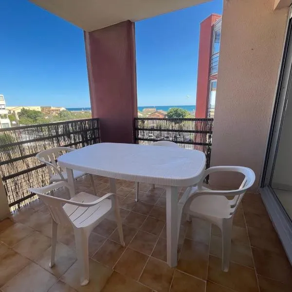 appartement vue mer, hotel Frontignanban