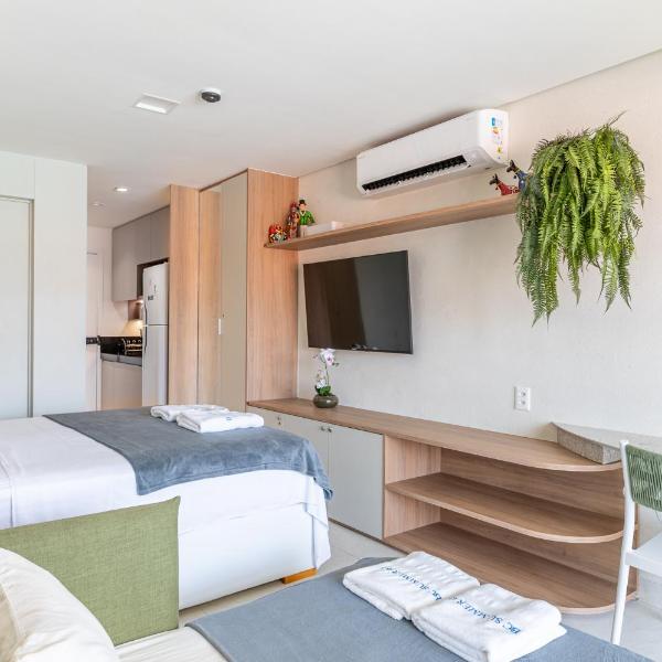 Flat com Garden Privativo e Varanda Gourmet - Ideal para Família ou Casal - Beach Class Summer - by LETIG - Foto 3