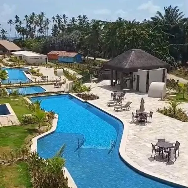 Studio Beira-Mar Premium no Galápagos Beach Residence - Praia dos Carneiros - Piscina, Varanda Gourmet e Resort Completo, hotel in Praia dos Carneiros