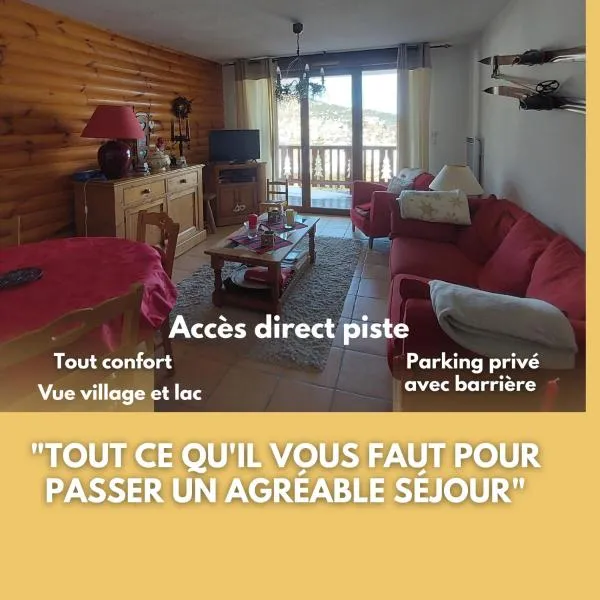 Appartement de standing 4 personnes, pied des pistes, parking, hotel en Les Angles