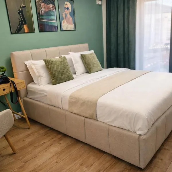 Green Studio Militari Residence Self Check-in & Private Parking, khách sạn ở Roşu