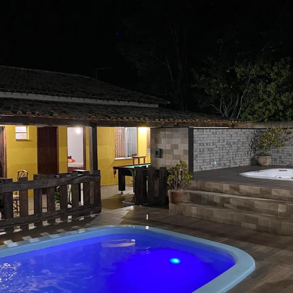 chácara no campo com piscina, jogos e lazer