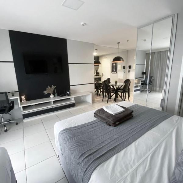 Flat Premium com vista espetacular no hotel Vision - Foto 3