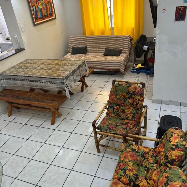 Apartamento para locação Aviação Praia Grande Pé na areia