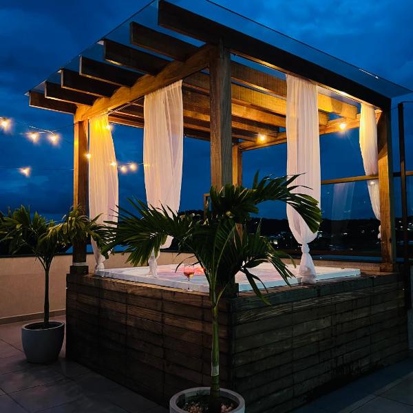 Jacuzzi com vista! Espaço para eventos