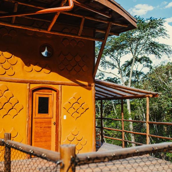 Chalé Ecológico com Hidromassagem e Trilha para a Cachoeira