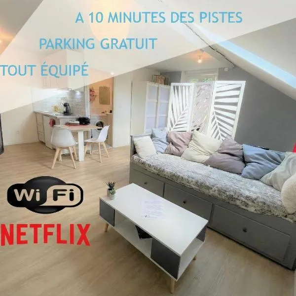 Cocon cosy en bord de rivière, hotel di Morez