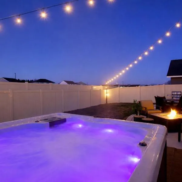 Cozy Mineral Spa Escape, Heated Game Room, hotell sihtkohas Meridian