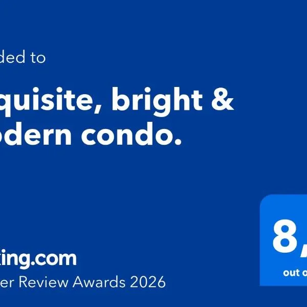 Exquisite, Bright & Modern Condo - Free Parking, hotel din Niagara Falls