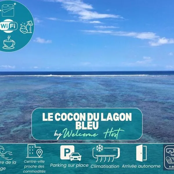 Le Cocon du Lagon Bleu, à 2 pas de la mer: Saint-Paul şehrinde bir otel