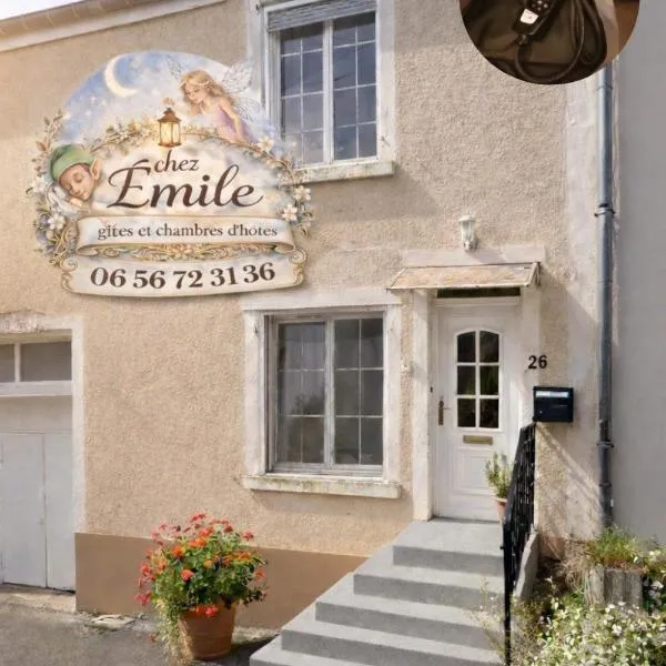 chez Émile côté face maison entière, 3 chambres, 2 salles de bains,jardin et terrasse, хотел в Humes