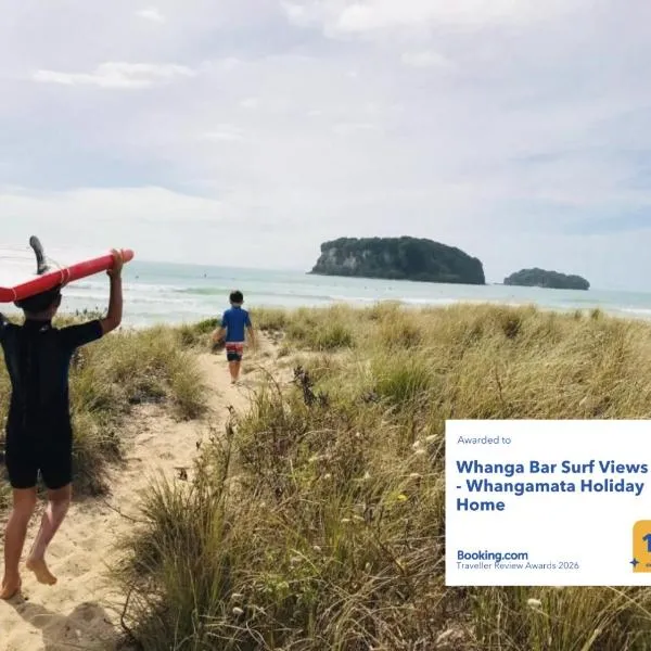 Whanga Bar Surf Views - Whangamata Holiday Home, hotel in Whangamata