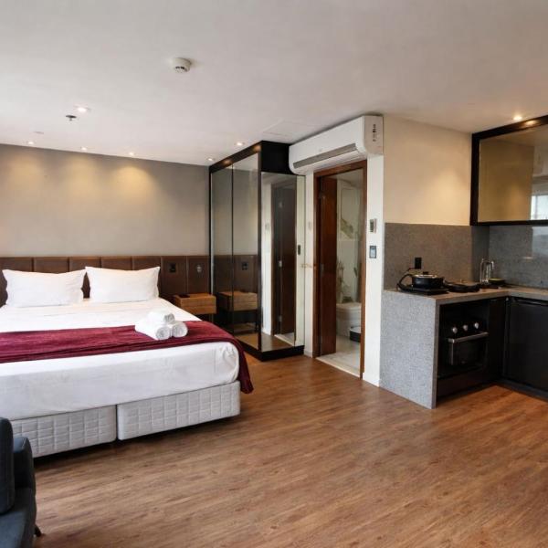 Hotel Luxuoso Paulista Jardins com garagem ar piscina 906