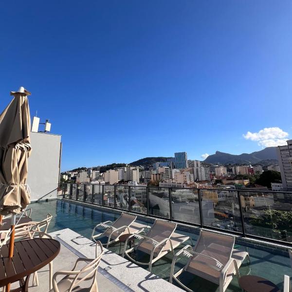 Studio Moderno no Centro do Rio de Janeiro com Piscina