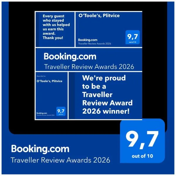 O'Toole's, Plitvice, hotel u Korenici