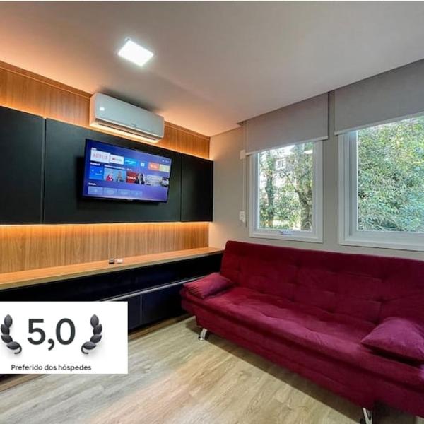Lindo Studio Top em Gramado próximo ao Centro!