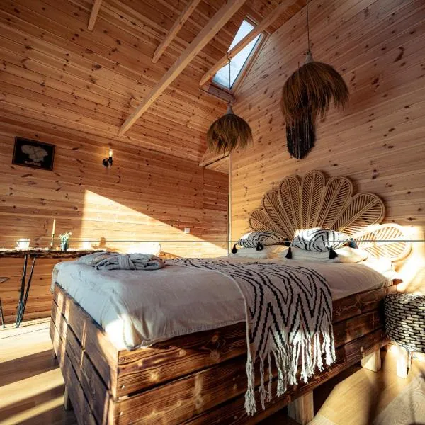 Namelis prie ežero I Medaus Žemė - Lakefront Lodge Lithuania, hotel 