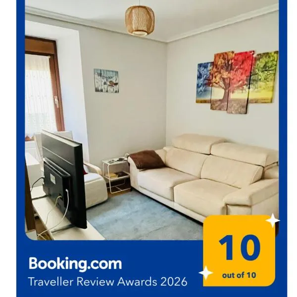 Acogedor apartamento parque Aizkorri-Aratz a 45 min San Sebastian, hotel en Araya