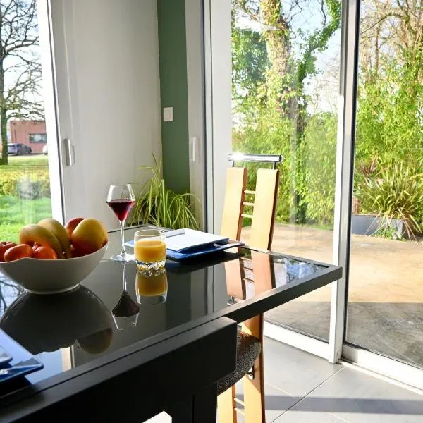 Maison moderne avec jardin sans vis-à-vis, idéal professionnels et familles, hotell sihtkohas Vannes