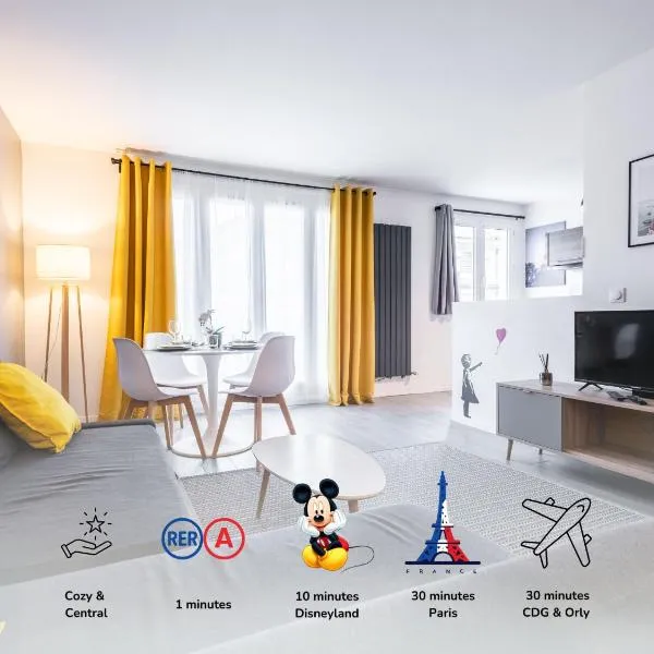 Appartement idéal famille – Disney parking, khách sạn ở Bussy-Saint-Georges