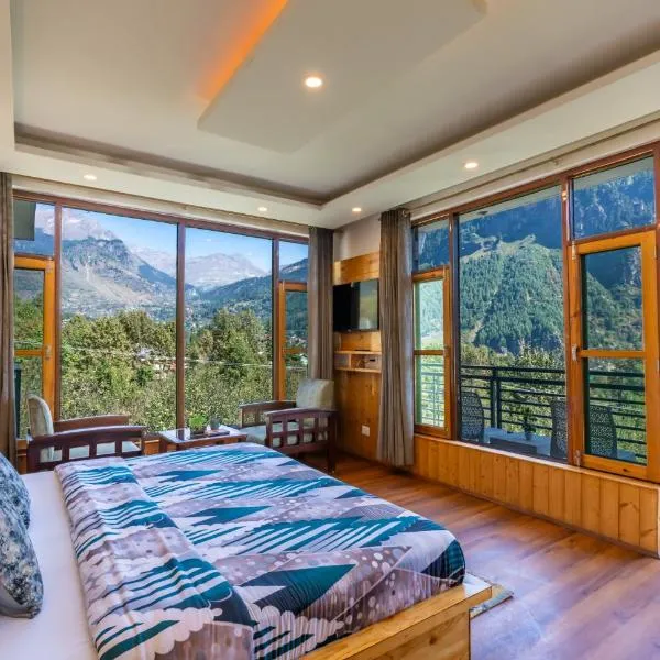 The 14 Gables, Shanag, Manali - Balcony Rooms - Rohtang Pass View - Hampta Pass View - Pet Friendly - Crown Palace #Manali #Family #Couples #hospitality #Bestfood, ξενοδοχείο σε Manāli
