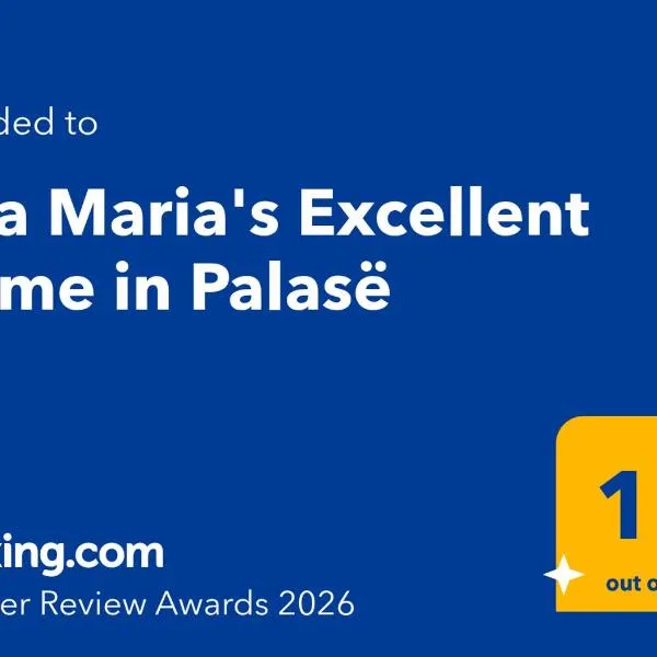 Ana Maria's Excellent Home in Palasë, hotel u gradu Paljasa