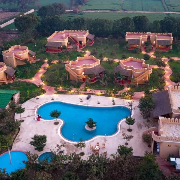 Aanandam Villas and Resort by ELIVAAS Pet-friendly Premium Room With Shared Pool, Restaurant & Garden, hotell 