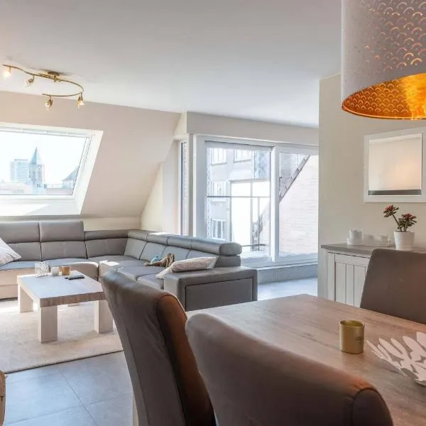 Beautiful and ideally located 3BR apartment, hotel a Oostende