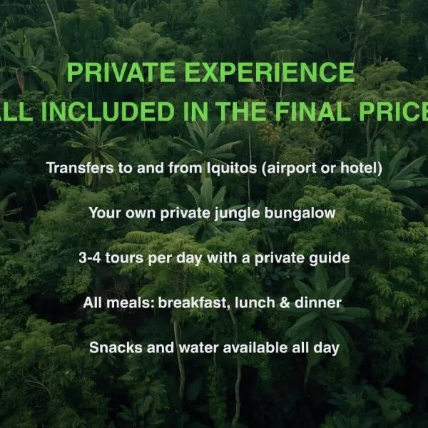 Eywa Lodge Amazonas - All inclusive, hotel a Yucuruche