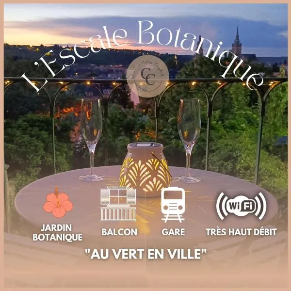 L'Escale Botanique, hotel i Évreux