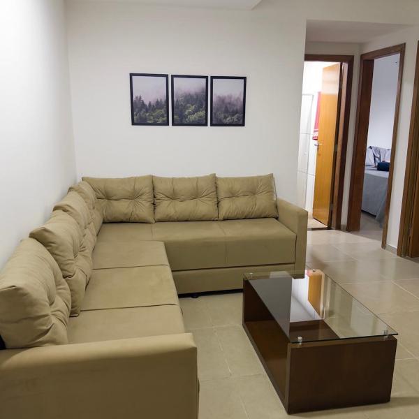 Apartamento completo 3 quartos à 2 km da principal praia