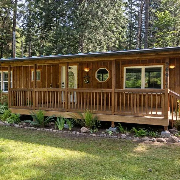 Cedar Cabin at Rainier Entrance-Hot Tub and Cinema: Ashford'da bir otel