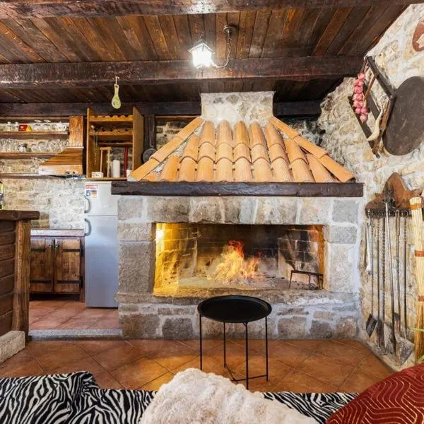 Old Oak Villa-house with Private Pool, Authentic Tavern & BBQ, Hotel in Hrvace