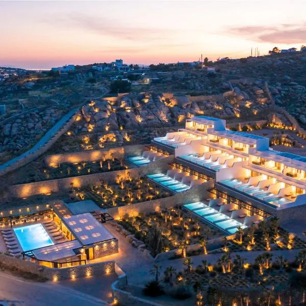 Viesnīca Muse οf Mykonos Luxury Suites pilsētā Mikēnas