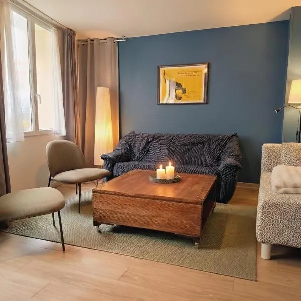 MP- En famille ou entre amis-ies avec de l'espace et mer à 3min, Hotel in Étretat